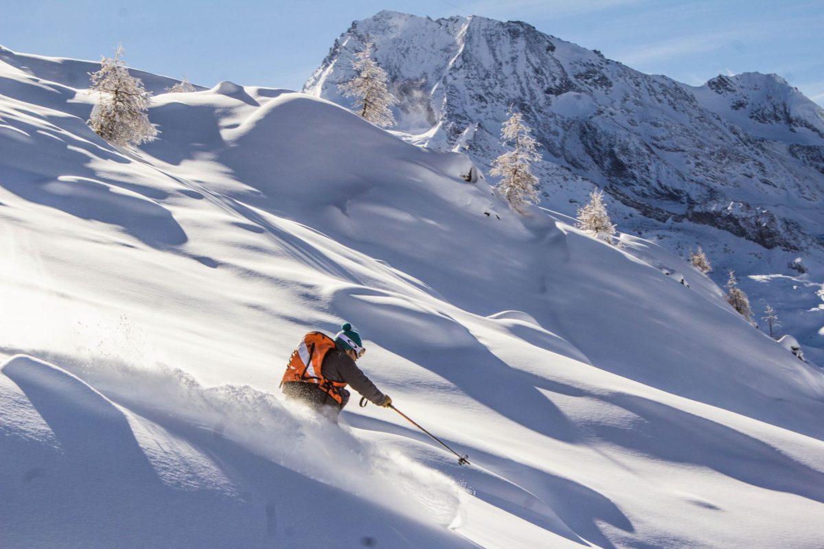 Off-piste ski areas in Alpe d'Huez